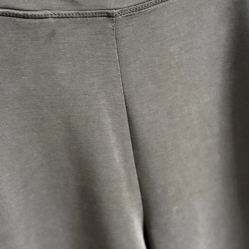 Second Skin BY‎ RD Style Soft Knit Wide Loose Leg S Pants Charcoal Gray Y2K EUC - Picture 5 of 12